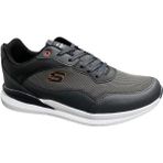 Pro Somicks Prosomicks Büyük Numara 45-46-47-48 Ortopedik Memory Foam Esnek Tabanlı Spor Ayakkabı - Gri