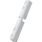 proalet 17x25 mm Plastik Sineklik Menteşesi 4 Adet - Beyaz Renk Pencere ve Kapı Sinekliği Yedek Parçası - Da