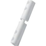 Proalet 17x25 mm Plastik Sineklik Menteşesi 4 Adet - Beyaz Renk Pencere ve Kapı Sinekliği Yedek Parçası - Dayanıklı Plastik Sineklik Tamir Takımı Aksesuarları - Kolay Montaj Sineklik Menteşe