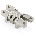 Proalet Akordiyon Menteşe, Zamak Gövde, Paslanmaz Çelik Merkezli, 18-25 mm Kapak Kalınlığına Uygun, Dayanıklı Kapı Menteşesi, Mobilya, Dolap, Ahşap Kapılar İçin, Yüksek Kalite (70 m, Adet, 2)