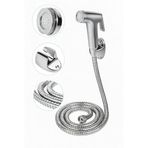 Proalet İlhan Taharetmatik Temizlik Seti, Aç Kapa Mekanizmalı, 1 Metre Spiral Hortumlu, Su Tasarruflu, Duş Başlıklı, WC, Lavabo Temizliği İçin, Krom Kaplama, Taharet Musluğu Seti