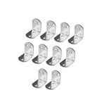Proalet L Demir Gönye Köşebent, 30x30x23 mm, Kenar, Köşe Bağlantı Demiri, Mobilya, Dolap, Masa, Sandalye, Raf, Kitaplık, Karavan, Gardırop, Portmanto, Ahşap, Lama Sabitleme Aparatı (10 Adet)
