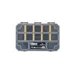 Proalet Made Slim Organizer 12 Bölmeli, Şeffaf, Düzenleyici Kutu, Polipropilen Malzeme, Çekmece İçi ve Masaüstü Kullanım İçin, Hafif Taşınabilir, Saklama Kutusu