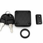 Proalet Profesyonel Kare Çekmece Kilidi, Nikel, 22 mm, 4x4 cm, 2 Anahtarlı, Yüksek Kaliteli, Güvenli Kilit, Dayanıklı, Ofis, Evrak Dolabı Uyumlu, Kolay Montaj, Mobilya Çekmece Kilidi, Siyah