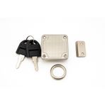 Proalet Profesyonel Kare Çekmece Kilidi, Nikel, Krom, 22 mm, 4x4 cm, 2 Anahtarlı, Yüksek Kaliteli, Güvenli Kilit, Dayanıklı, Ofis, Evrak Dolabı Uyumlu, Kolay Montaj, Mobilya Çekmece Kilidi