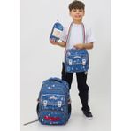 Probag 3'lü Çocuk Okul Seti NASA Temalı Sırt Çantası Beslenme Çantası Kalemlik Peluş Hediyeli İlkokul Seti