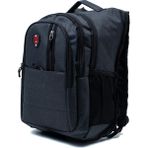 Probag Çok Gözlü Ergonomik Sırt Çantası – Su Itici Unisex Okul, Günlük ve Seyahat Çantası Siyah - Tekli