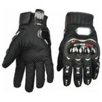 Probiker Unisex Siyah Korumalı Motosiklet Eldiveni
