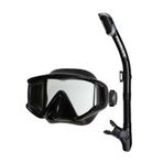 Problue Set Ms Vısıon Plus3 Maske, Dry Snorkel, Siyah