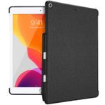 ProCase iPad 10.2 inç 2021 9th /2020 8th /2019 7th Gen için kılıf, arka kapak kalem tutuculu, koruyucu kılıf arka kapak - siyah
