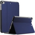 ProCase iPad Mini 5 Nesil 2019/ Mini 4 3 2 1 için Kitap Kapağı, iPad Mini 5/4/3/2/1 için İnce Stand Koruyucu Folyo Kılıf Akıllı Kapak -Lacivert