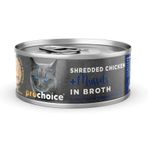 Prochoice 12x70 gr Deluxe Shredded Tahılsız Hipoalerjenik Tiftiklenmiş Tavuk Eti ve Midyeli Yaş Kedi Maması