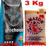 Prochoice 3 kg Pro 34 Adult Salmon Somonlu Açık Kedi Maması 1