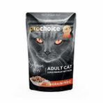 Prochoice 85 gr Pouch Tahılsız Somunlu ve Ciğerli Kedi Konserve