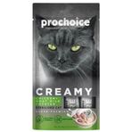 Prochoice Creamy 4x15 gr Tavuklu Keçi Sütlü Kısırlaştırılmış Kediler için Sıvı Kedi Ödülü