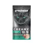 Prochoice Creamy Kısırlaştırılmış Kediler İçin Tavuklu ve Tuna Balıklı Sıvı Ödül Maması 4x15 gr