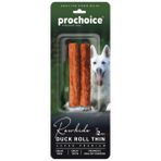 Prochoice Rawhide Duck Roll Thin, Ördek Derili Çubuk Köpek Ödülü 2 Li