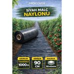 Procover Malç Naylonu Uzunluk 1000 Metre Genişlik 90 Cm Kalınlık 30 Mikron Deliksiz Tarım Örtüsü