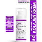 Procsin Etkili Collagen Krem, Yaşlanma & Kırışıklık Karşıtı, Cilt Sıkılaştırıcı & Yenileyici, Günlük Bakım, 50 Ml
