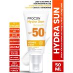 Procsin Hydra Sun SPF50+ Yoğun Nemlendirici Yatıştırıcı Leke Karşıtı Güneş Kremi Tüm Cilt Tipleri İçin