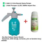 Procyper 12,5 Ec Kokulu Dış Alan Haşere Ilacı 100ML ve 1,5lt Basınçlı Pompa, Sivrisinek, Karasinek, Kene, Pire, Altıkböceği