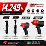 Prodht 4'lü Havalı Somun Sıkma ve Cırcırlı Set