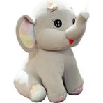 Prodigy Toy Dumbo Sevimli Bebek Fil Konfor Yastığı Peluş Oyuncak Gri (Yurt Dışından) - 85 x 50 x 50 cm