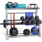 Prodips Ağırlık ve Aksesuar Depolama Standı - 12 kg - Gri
