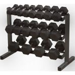 Prodips Dambıl Ağırlık Standı 3 Kademeli Dambıl Rack - Siyah