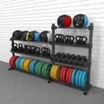 Prodips Dambıl Plaka Kettlebell Sağlık Topu Depolama Standı