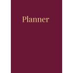 Productivity Planner | Daily Organizer |One month: Burgundy