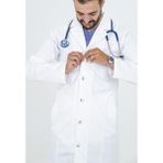 Prof Almonds Doktor Önlüğü 100% Pamuk - Beyaz - 2XL