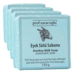 Prof Saracoglu Eşek Sütlü Katı Sabun 150g (4 paketi)