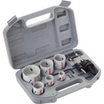 Professional Accessories 9 Parçalı Delik Testeresi Seti Hss Bimetal Elektrikçi (Metal, Ahşap, Çap 20-68 Mm, Matkap Aksesuarı)