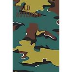 Professional Citizen Project Field Notebook Lined 5.5x8.5 with Date and Numbered Pages Belgian Jigsaw Camouflage Low Profile Cover