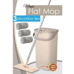 Professional Flat Mop 3 Bezli Mikrofiber Temizlik Seti