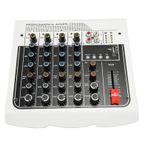 Professional S Box, 4 USB Kanalında Mini Miksör, canlı Yayın Işlemcisi Için DPS 48V Power'a Entegre edilmiş (AB fişi)