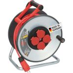Professionallıne Steelcore Serisi Bremaxx IP44 Lisanslı 5 Yıl IP44 Lisanslı Çelik Tambur 50 Metre Makaralı Kablo H07BQ-F 3g1.5 - standart