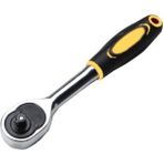 Profesyonel 1/2 Cırcır Kolu 250 mm Paslanmaz Parlak Krom