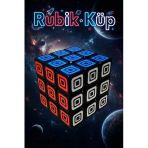 Profesyonel 3X3 Hızlı Zeka Küpü - Özel Dokulu Siyah Speed Cube - Akıl Ve Mantık Oyunu