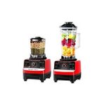 profesyonel 7000 watt 2.5+1 l meyve sebze cafe bar blender seti - Kırmızı