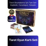 Profesyonel Deluxe 78 Kartlı Açıklanmış Terimli Gelecekle Ilgili Spiritüel Tarot Oyun Kartı Seti - diğer
