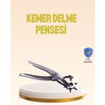 Profesyonel Deri Delme Pensesi Döner Başlıklı Kemer Delici 6 Fonksiyonlu