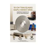 Profesyonel Full Elmas Disk 100MM - Granit, Seramik, Metal Kesme & Bileme Taşı 723178 Midastech