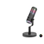 Profesyonel Gaming Rgb Mikrofon Dsp Gürültü Engelleme Reverb Echo Destekli Type-C - Siyah Su8