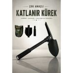 Profesyonel Katlanır Kürek Kampın Vazgeçilmezi 5’İ 1 Arada Kürek Yanında Taşı, Her Yerde Kullan