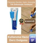 Profesyonel Kolay Kullanıma Hazır Zemin Duvar Onarma Gaga Uçlu Tüp Fayans Arası Derz Dolgu Kahve