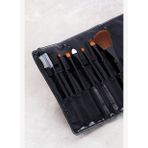 Profesyonel Makyaj Fırçası Seti + Özel Kılıf Black Brush Set