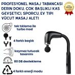 Profesyonel Masaj Tabancası Derin Doku, Çok Başlıklı Kas Gevşetici, Sporcu, Ev Tipi Vücut Masaj Aleti