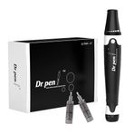 Profesyonel Microneedling Derma Güzellik Kalemi Dr.Pen Ultima A7, Cilt Bakımı için Dermapen kiti, 4 Paket Kartuşlu - (2x12 ve 2x36 uç)